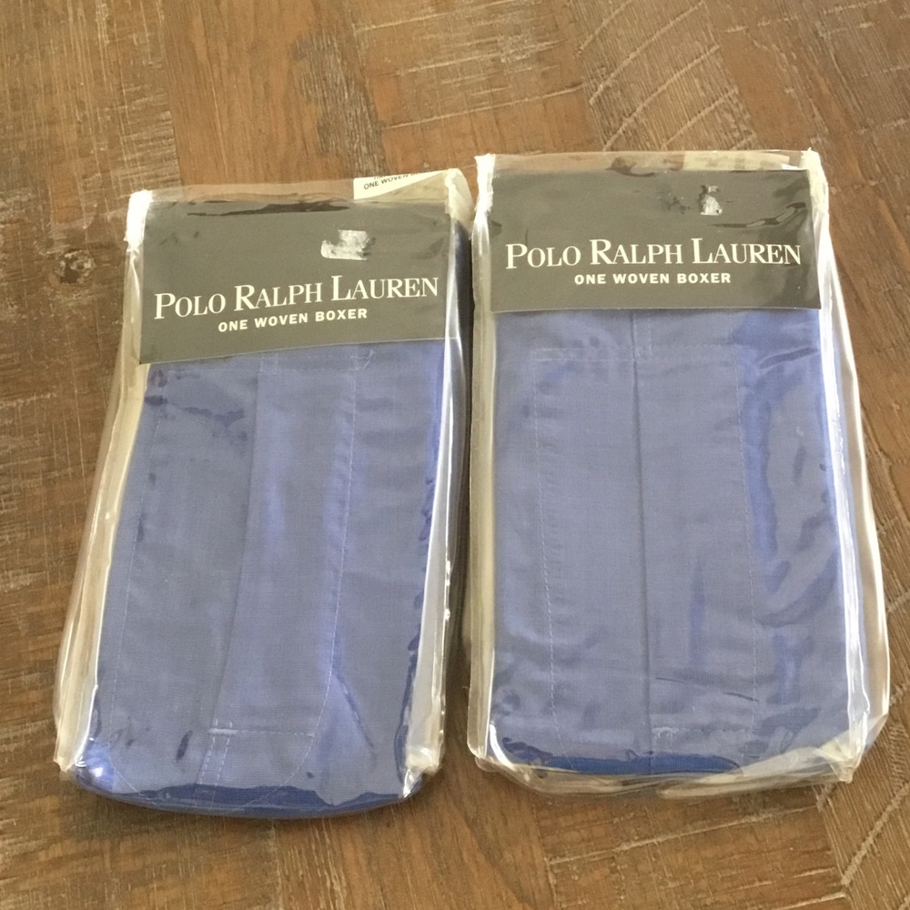 Polo Ralph Lauren Men's Woven Boxers - Blue (2 Pack)